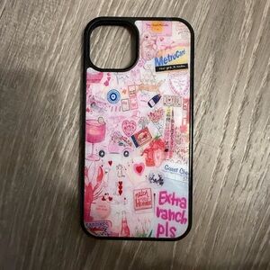 iphone 13 Pink Collage Graphic Phone Case